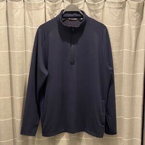 Travis Mathew Men's Dark Blue Half-Zip Jacket
